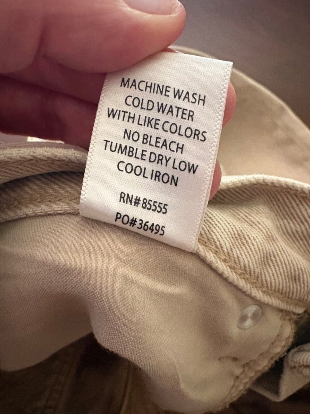 Pistola Ryder High Rise Cuffed Wide Leg Cropped Jeans Oatmeal Tan Beige Size 26 - Picture 8 of 14